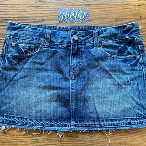 AMERICAN EAGLE OUTFITTERS DENIM JEAN SKIRT BLUE 8